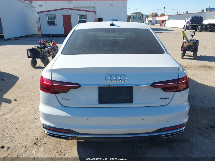 2021 Audi A4 Premium Plus 45 Tfsi S Line Quattro S Tronic VIN: WAUEAAF46MA031589 Lot: 43896761