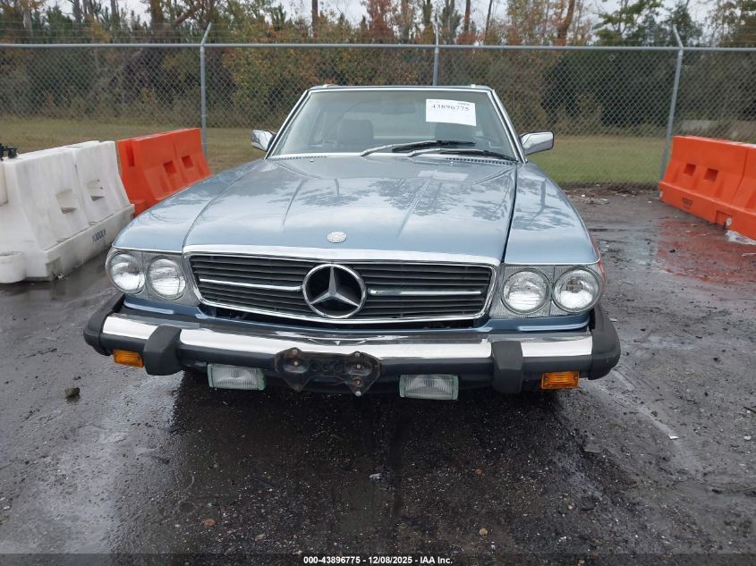 1985 Mercedes-Benz 380 Sl VIN: WDBBA45C0FA018130 Lot: 43896775
