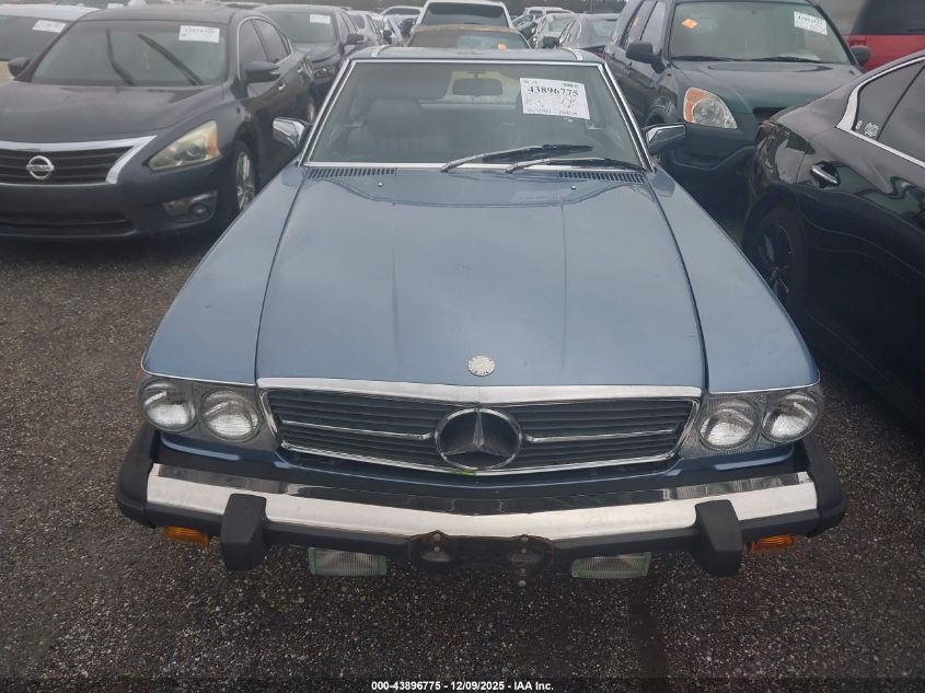 1985 Mercedes-Benz 380 Sl VIN: WDBBA45C0FA018130 Lot: 43896775