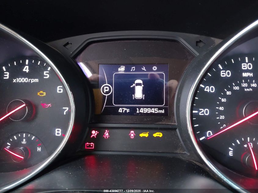 2016 Kia Sedona Ex VIN: KNDMC5C14G6174977 Lot: 43896777