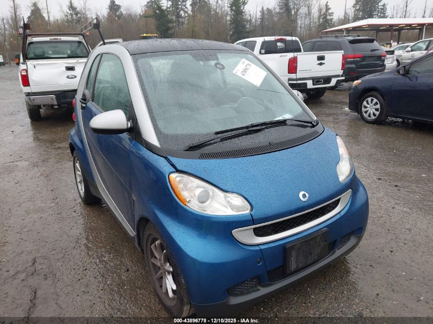 2008 Smart Fortwo Passion/Pure VIN: WMEEJ31X28K091211 Lot: 43896778