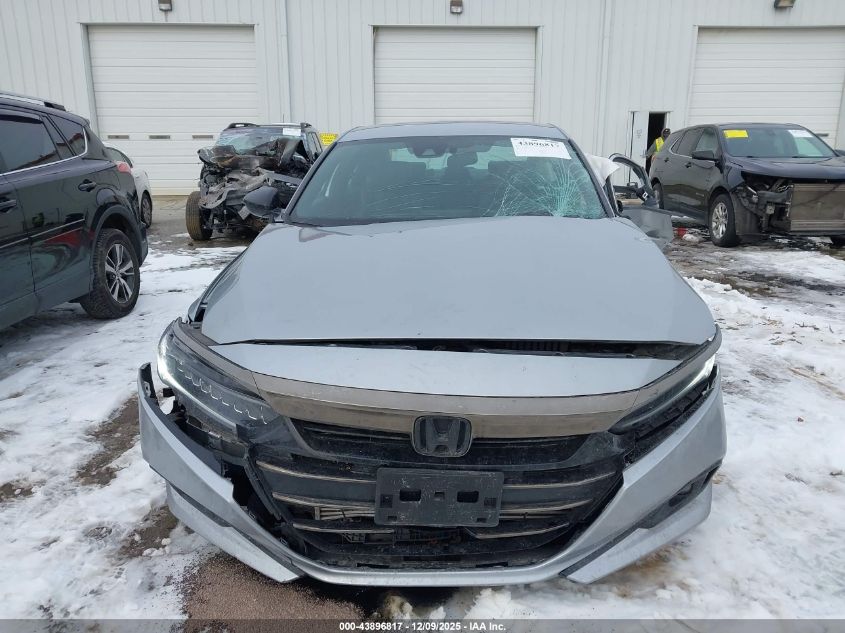 2022 Honda Accord Sport VIN: 1HGCV1F39NA123000 Lot: 43896817