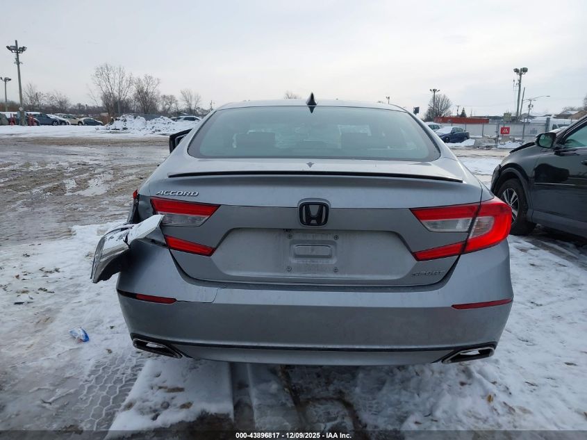 2022 Honda Accord Sport VIN: 1HGCV1F39NA123000 Lot: 43896817