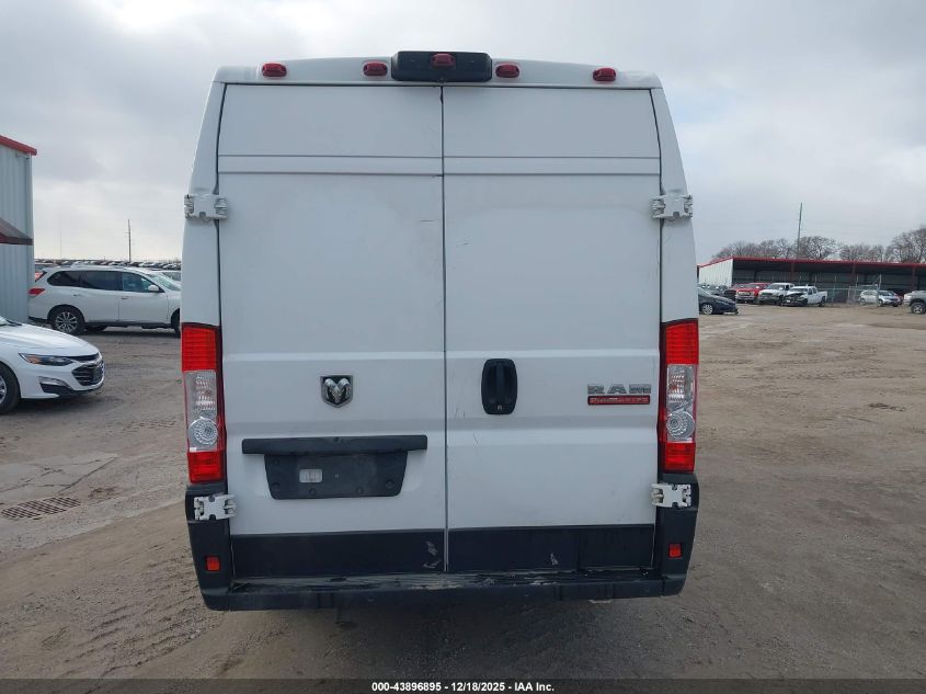 2021 Ram Promaster 3500 Cargo Van High Roof 159 Wb Ext VIN: 3C6MRVJG9ME561902 Lot: 43896895