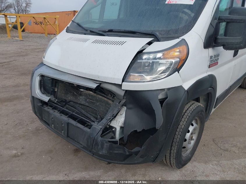 2021 Ram Promaster 3500 Cargo Van High Roof 159 Wb Ext VIN: 3C6MRVJG9ME561902 Lot: 43896895