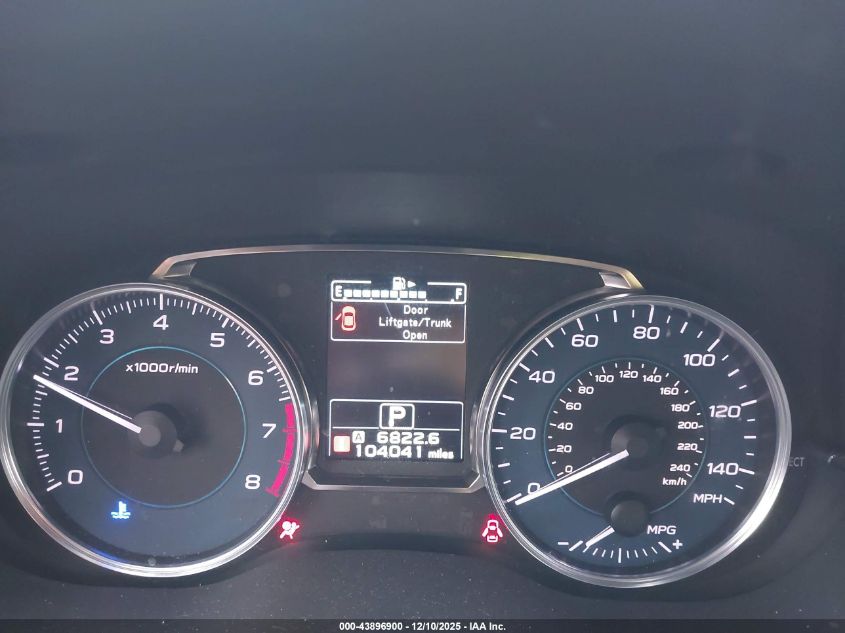 2016 Subaru Crosstrek 2.0I Limited VIN: JF2GPAKC8G8303239 Lot: 43896900