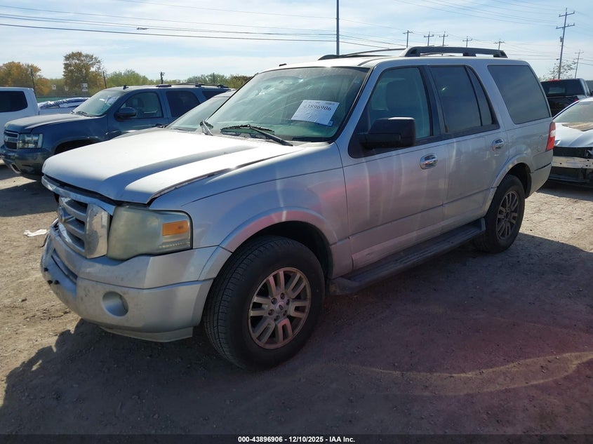 2012 Ford Expedition 5.4 Xlt Silver Lot 111043896906 Vin 1FMJU1H57CEF11044