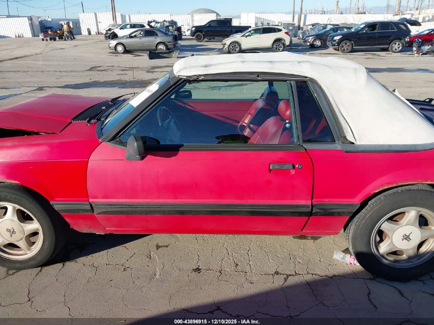 1991 Ford Mustang Lx VIN: 1FACP44M8MF191611 Lot: 43896915