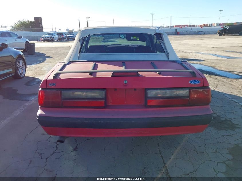 1991 Ford Mustang Lx VIN: 1FACP44M8MF191611 Lot: 43896915