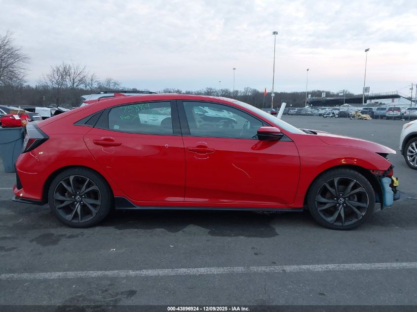 2018 Honda Civic Sport VIN: SHHFK7G47JU215558 Lot: 43896924