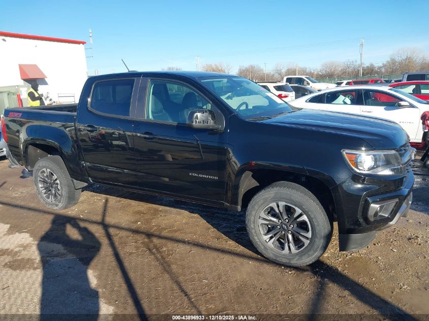 2021 Chevrolet Colorado 4Wd Short Box Z71 VIN: 1GCGTDEN6M1161468 Lot: 43896933