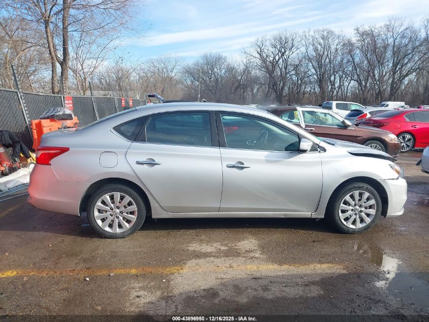 2017 Nissan Sentra Sv VIN: 3N1AB7AP3HY358782 Lot: 43896950