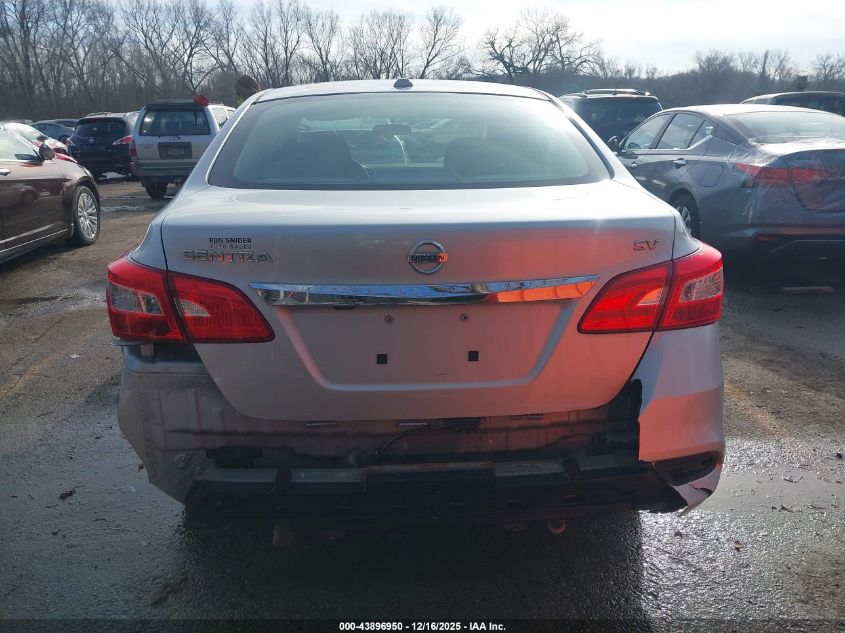 2017 Nissan Sentra Sv VIN: 3N1AB7AP3HY358782 Lot: 43896950