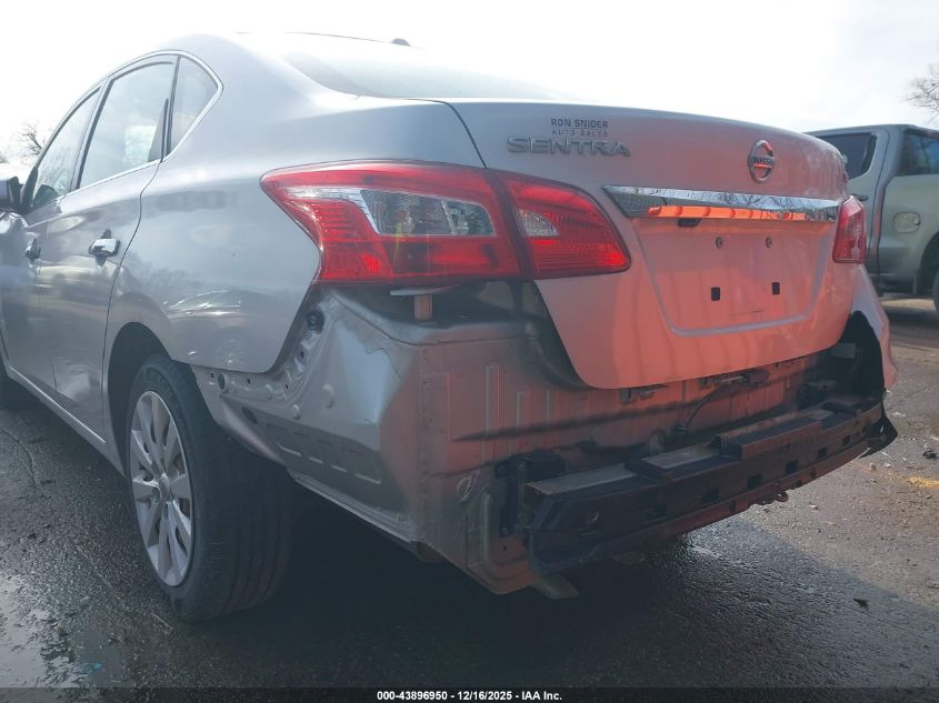 2017 Nissan Sentra Sv VIN: 3N1AB7AP3HY358782 Lot: 43896950