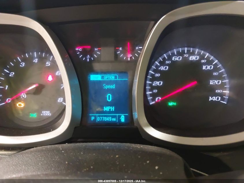 2017 Chevrolet Equinox Lt VIN: 2GNALCEK0H1598539 Lot: 43897005