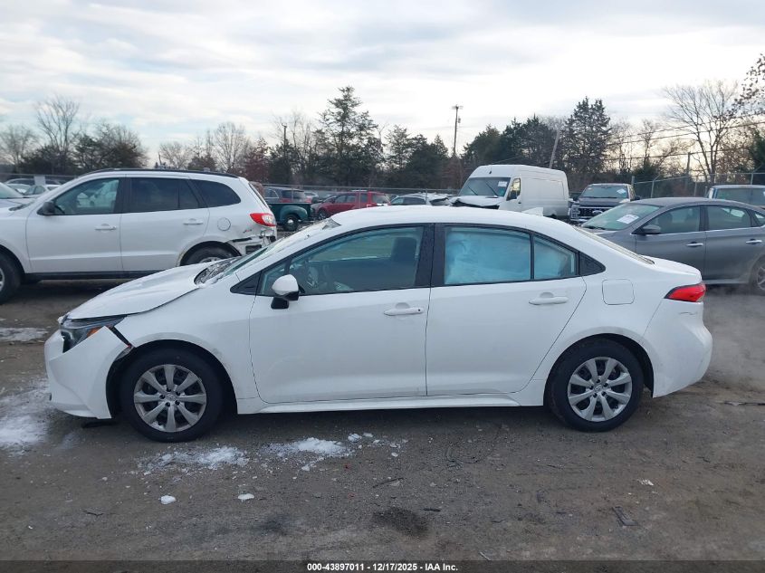 2022 Toyota Corolla Le VIN: 5YFEPMAE6NP376492 Lot: 43897011