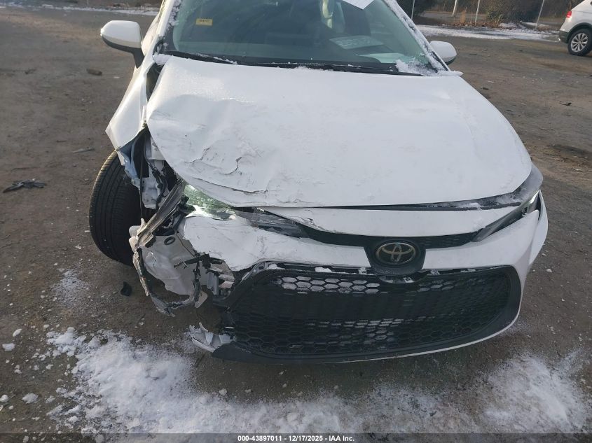 2022 Toyota Corolla Le VIN: 5YFEPMAE6NP376492 Lot: 43897011