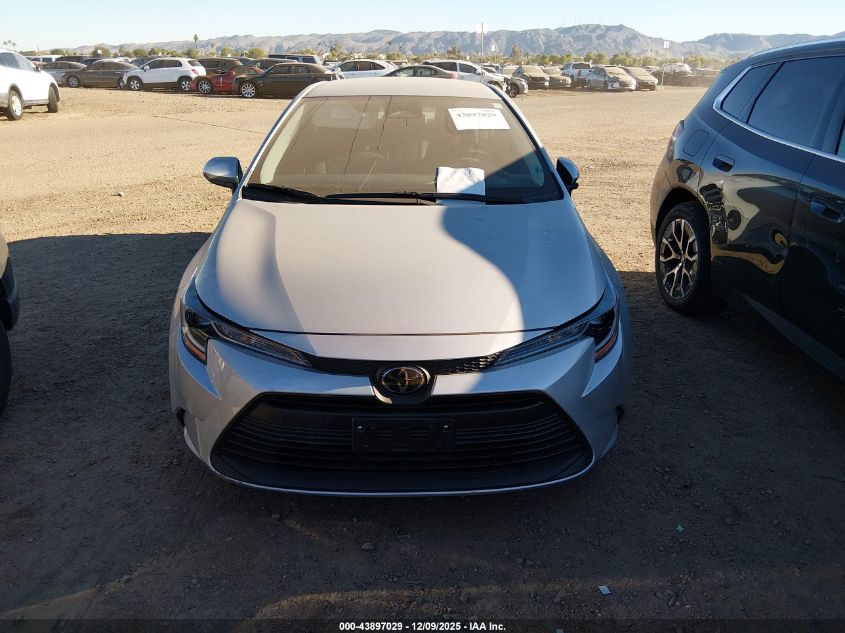 2025 Toyota Corolla Le VIN: 5YFB4MDEXSP281243 Lot: 43897029