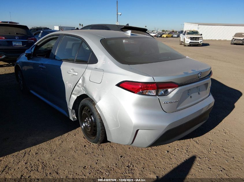 2025 Toyota Corolla Le VIN: 5YFB4MDEXSP281243 Lot: 43897029