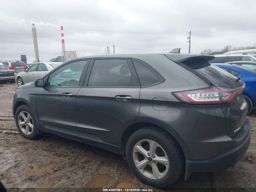 2015 Ford Edge Se VIN: 2FMTK4G95FBC19865 Lot: 43897061