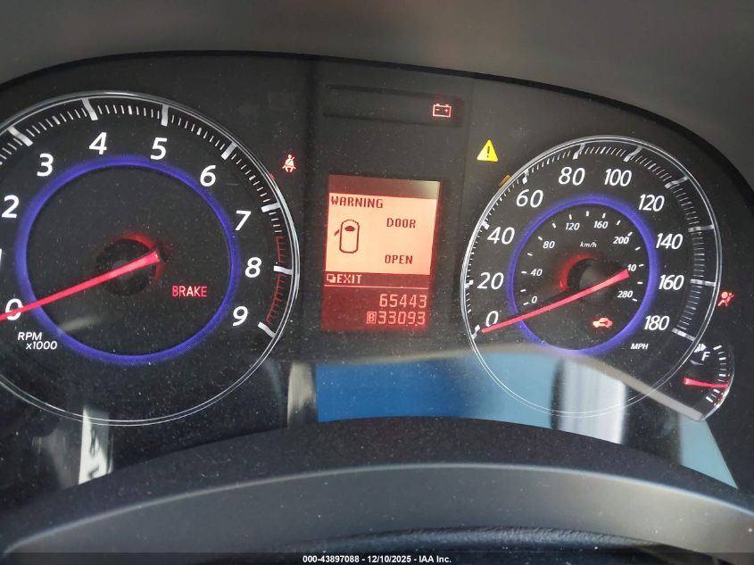 2010 Infiniti Fx35 VIN: JN8AS1MU3AM801974 Lot: 43897088