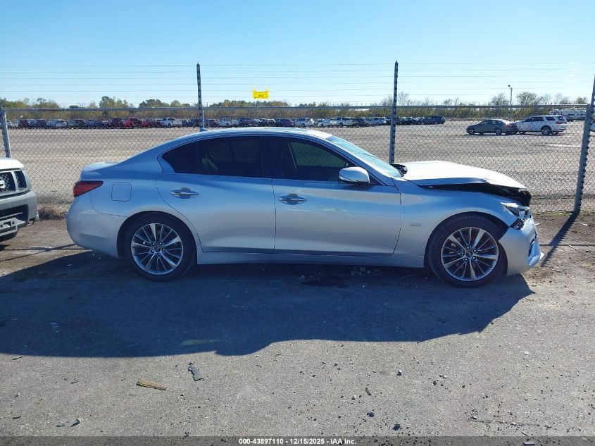 2018 Infiniti Q50 3.0T Luxe VIN: JN1EV7AP3JM356130 Lot: 43897110