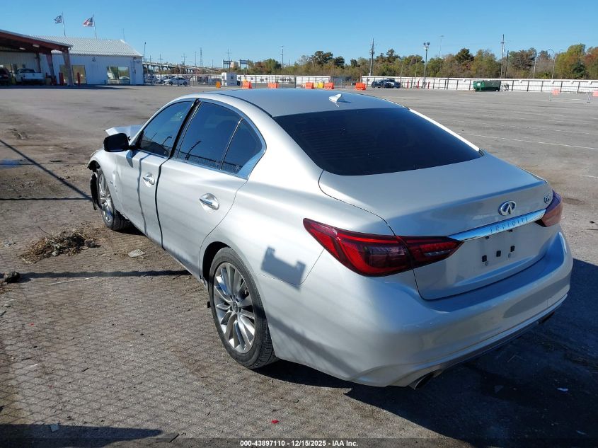 2018 Infiniti Q50 3.0T Luxe VIN: JN1EV7AP3JM356130 Lot: 43897110