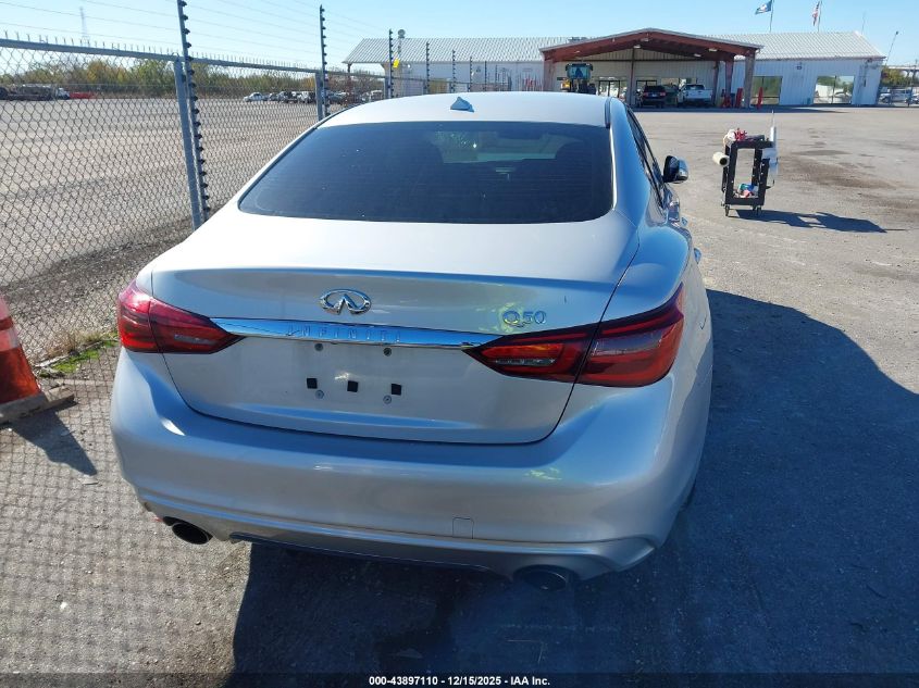 2018 Infiniti Q50 3.0T Luxe VIN: JN1EV7AP3JM356130 Lot: 43897110