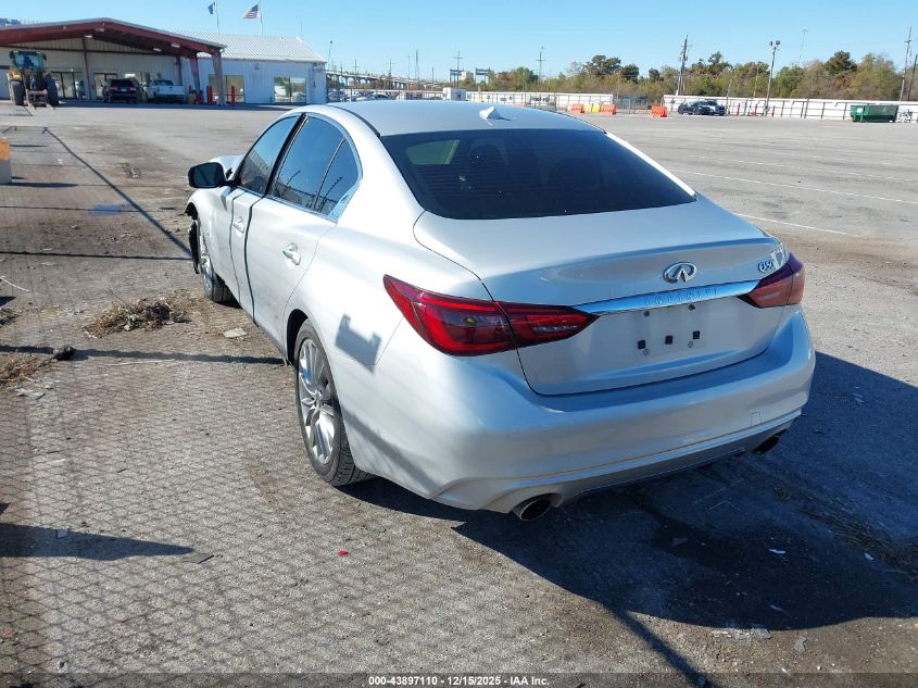 2018 Infiniti Q50 3.0T Luxe VIN: JN1EV7AP3JM356130 Lot: 43897110