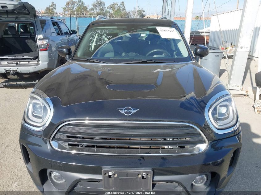 2022 Mini Countryman Cooper VIN: WMZ23BR07N3N86782 Lot: 43897137