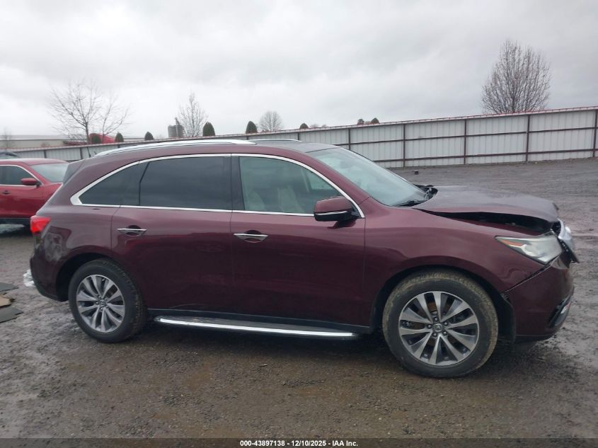 2016 Acura Mdx Technology Acurawatch Plus Packages/Technology Package VIN: 5FRYD4H44GB013074 Lot: 43897138