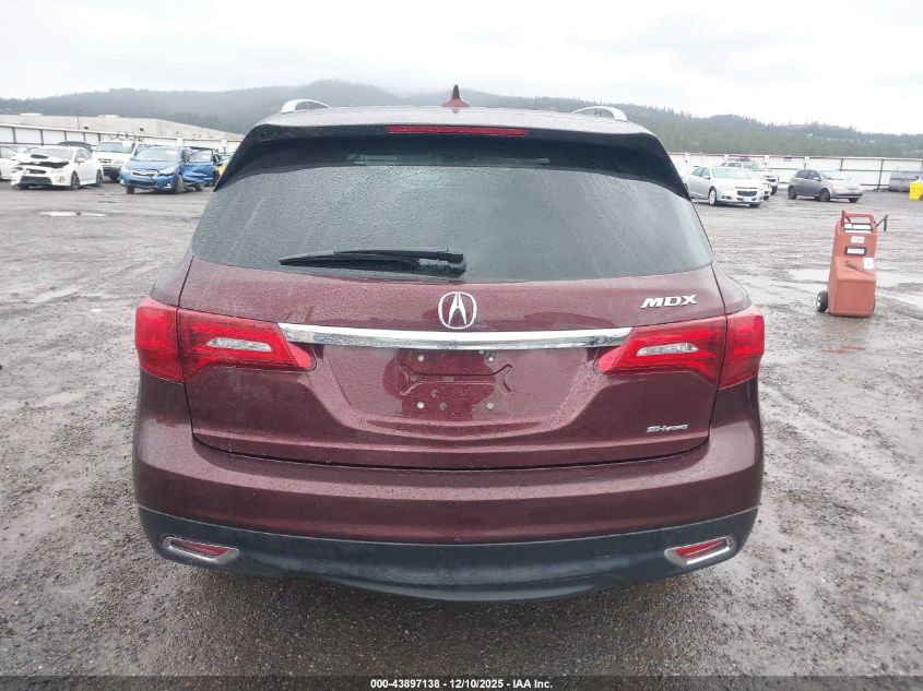 2016 Acura Mdx Technology Acurawatch Plus Packages/Technology Package VIN: 5FRYD4H44GB013074 Lot: 43897138