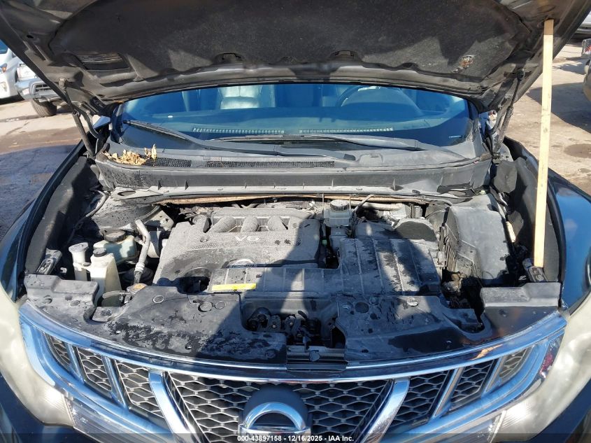 2012 Nissan Murano Sl VIN: JN8AZ1MW4CW214249 Lot: 43897158