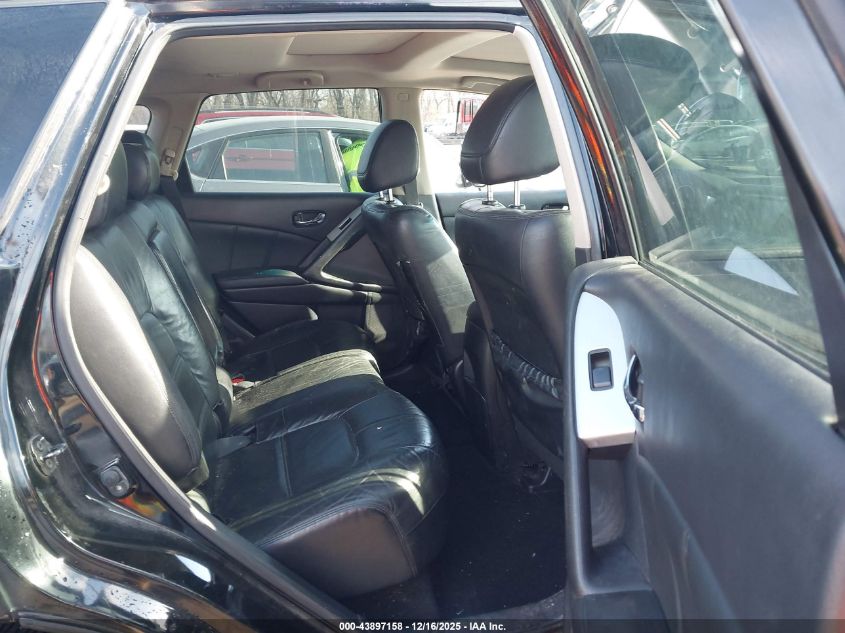 2012 Nissan Murano Sl VIN: JN8AZ1MW4CW214249 Lot: 43897158