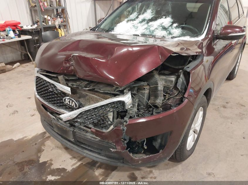 2018 Kia Sorento 2.4L Lx VIN: 5XYPGDA39JG367369 Lot: 43897191