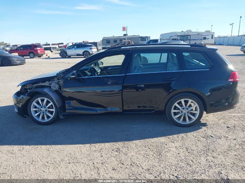 2017 Volkswagen Golf Sportwagen Tsi S/Tsi Se/Tsi Sel VIN: 3VWC17AU0HM532052 Lot: 43897201