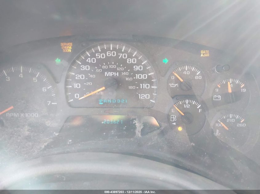 2003 Chevrolet Trailblazer Ls VIN: 1GNDT13SX32318137 Lot: 43897203