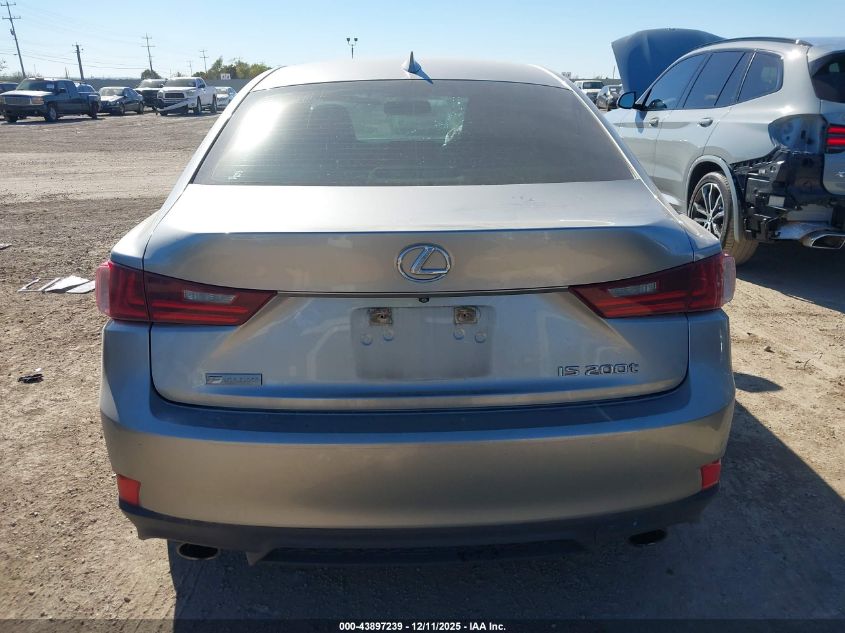 2016 Lexus Is 200T VIN: JTHBA1D29G5036451 Lot: 43897239