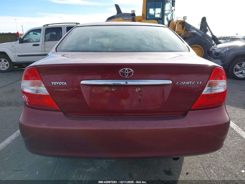 2003 Toyota Camry Le VIN: 4T1BE32K13U143803 Lot: 43897253