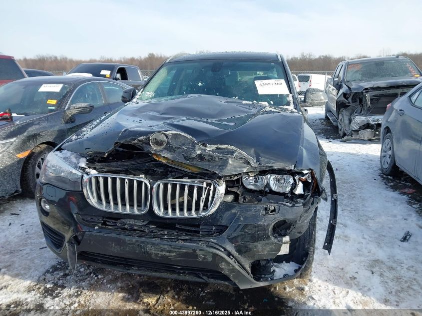 2017 BMW X3 xDrive28I VIN: 5UXWX9C37H0W79419 Lot: 43897260