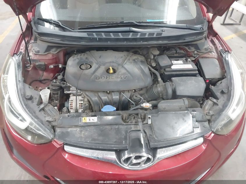 2016 Hyundai Elantra Se VIN: 5NPDH4AE0GH726059 Lot: 43897287