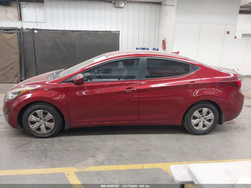 2016 Hyundai Elantra Se VIN: 5NPDH4AE0GH726059 Lot: 43897287