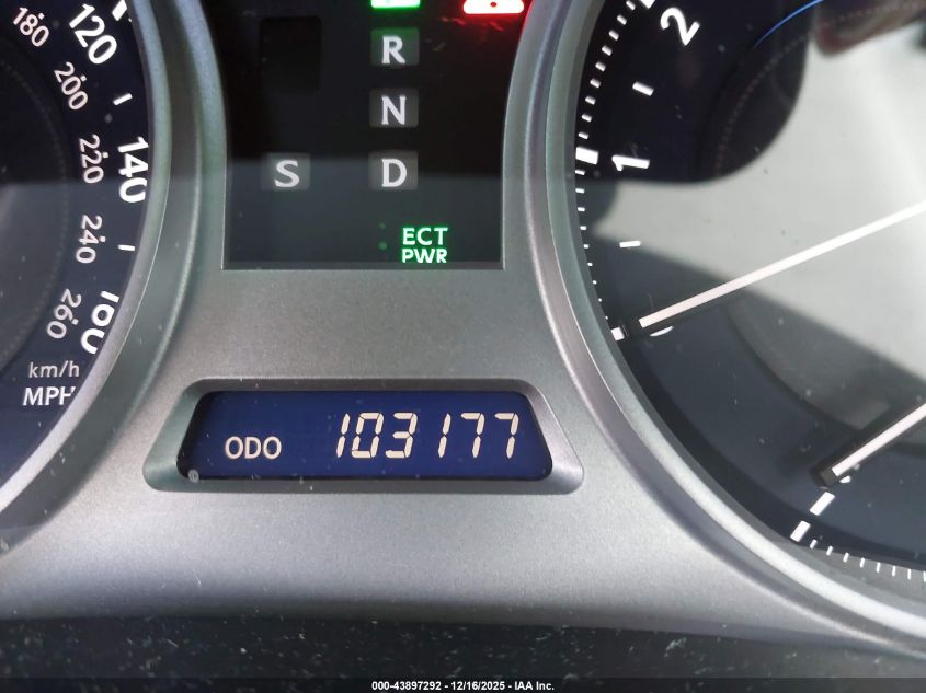 2009 Lexus Is 250 VIN: JTHBK262295095408 Lot: 43897292