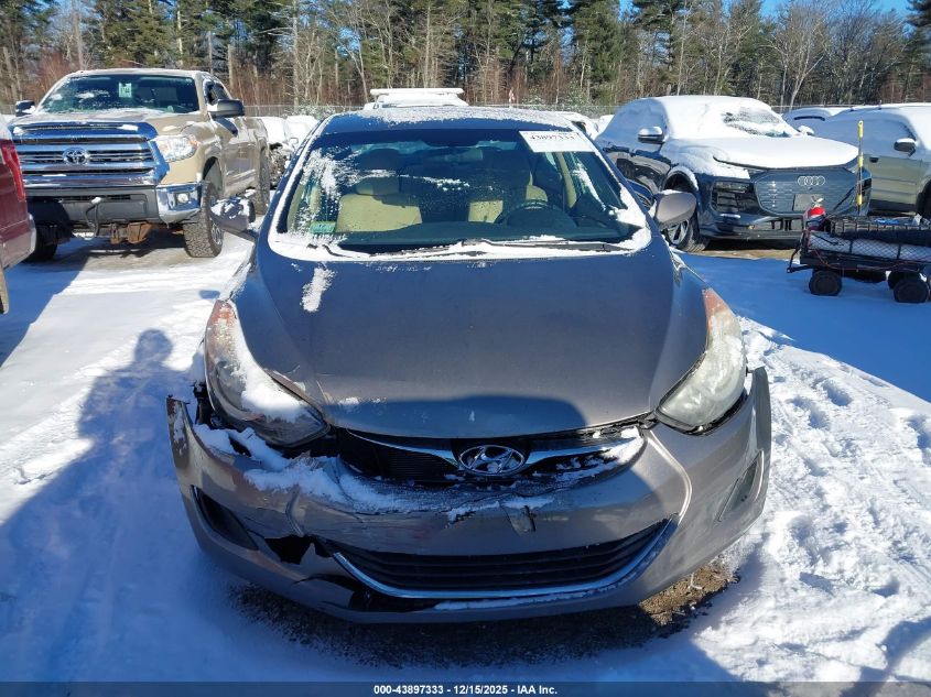 2013 Hyundai Elantra Gls VIN: 5NPDH4AE1DH374945 Lot: 43897333