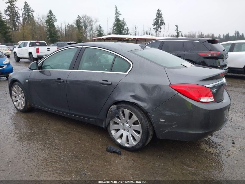2011 Buick Regal Cxl Turbo Russelsheim VIN: W04G15GV9B1090959 Lot: 43897348