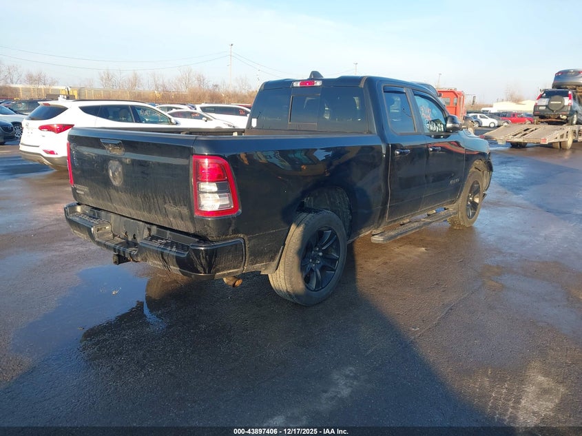 Vin: 1c6rrfbg8ln340263, lot: 44392964, ram 1500 big horn  4x4 6'4 box 20204