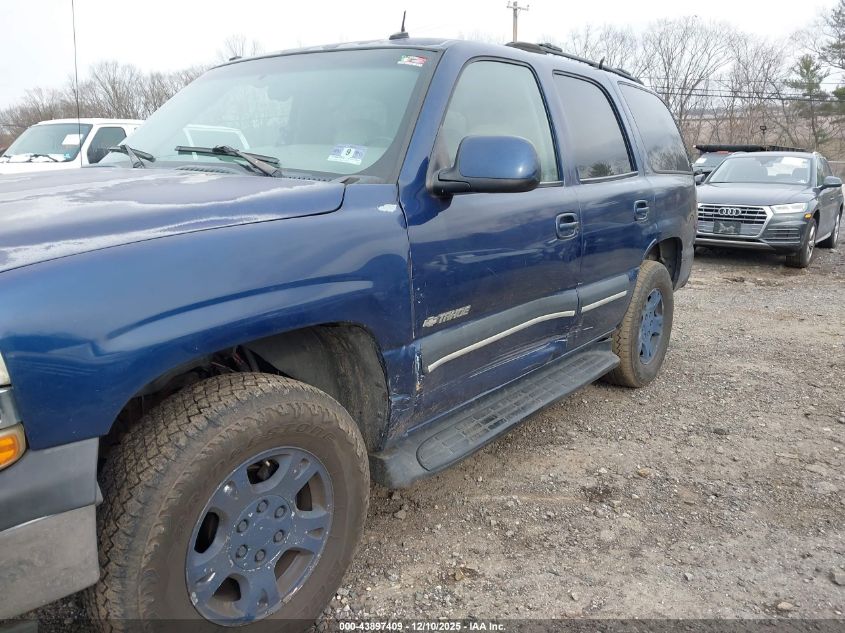 2002 Chevrolet Tahoe Lt VIN: 1GNEK13Z12J313840 Lot: 43897409