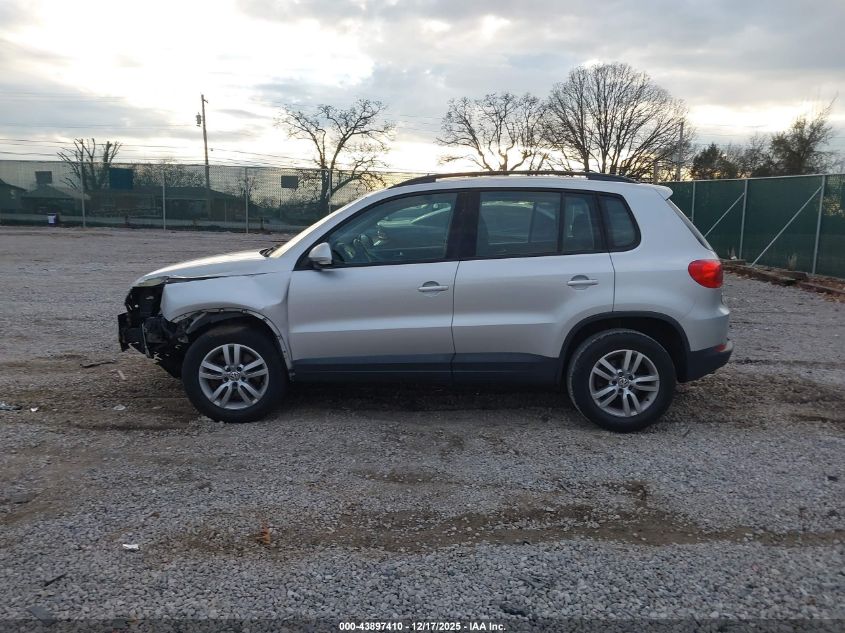 2015 Volkswagen Tiguan S VIN: WVGAV7AX5FW513949 Lot: 43897410