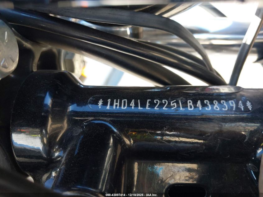 2020 Harley-Davidson Xl883 N VIN: 1HD4LE225LB438394 Lot: 43897414