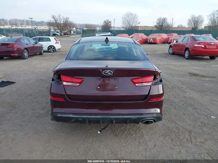 2019 Kia Optima Lx VIN: 5XXGT4L34KG346931 Lot: 43897416